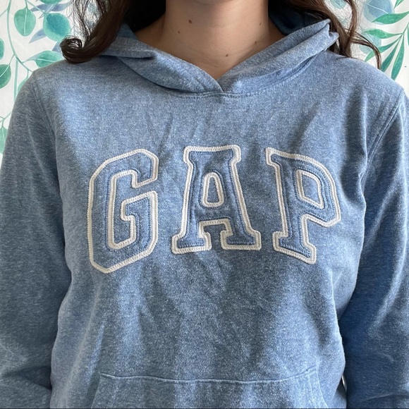 Gap Stitched Spellout Hoodie - Picture 2 of 4